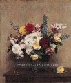 La richesse rose de juin peintre de fleurs Henri Fantin Latour